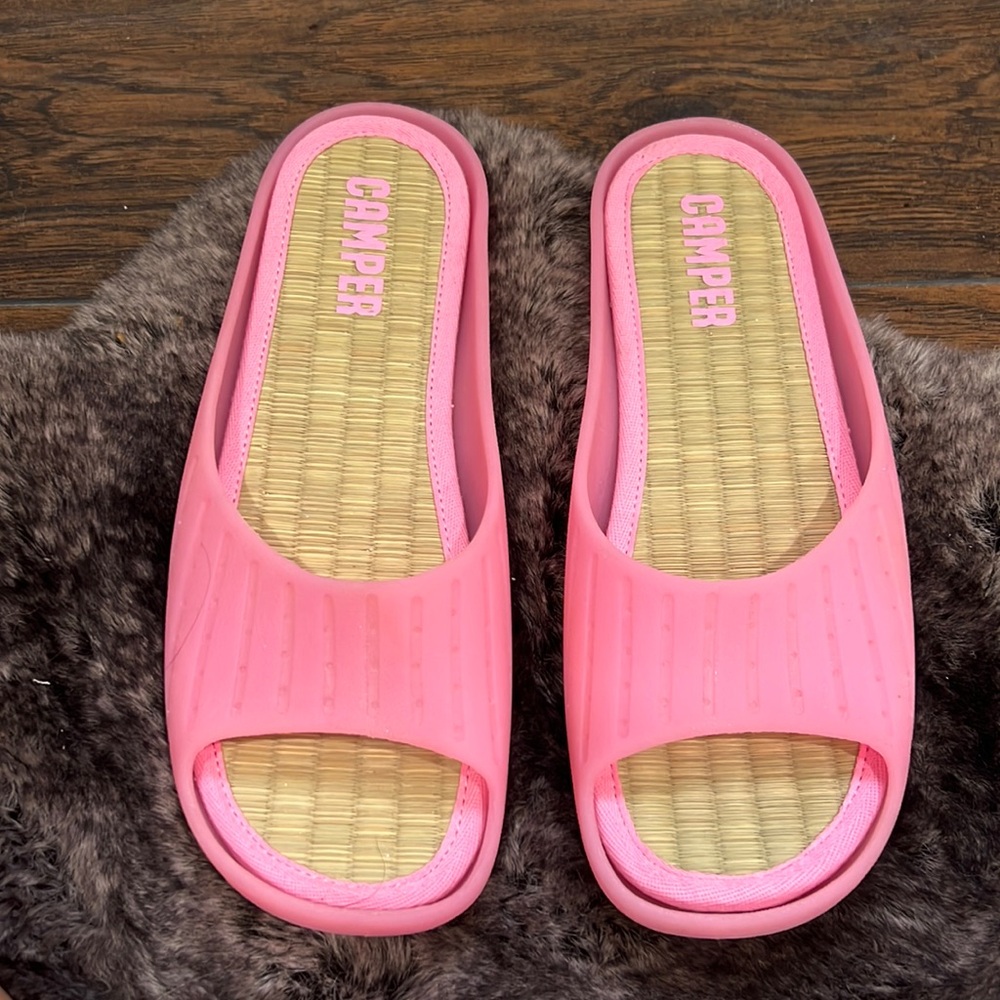 Camper Pink Slide Sandals sz 9